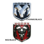 DODGE HEAD Emblem (TEXT)